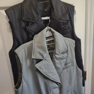 Blazer vests - lapel vests - puffer vests - bundle of 3 - EUC